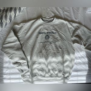 Sporty and Rich gray sweater